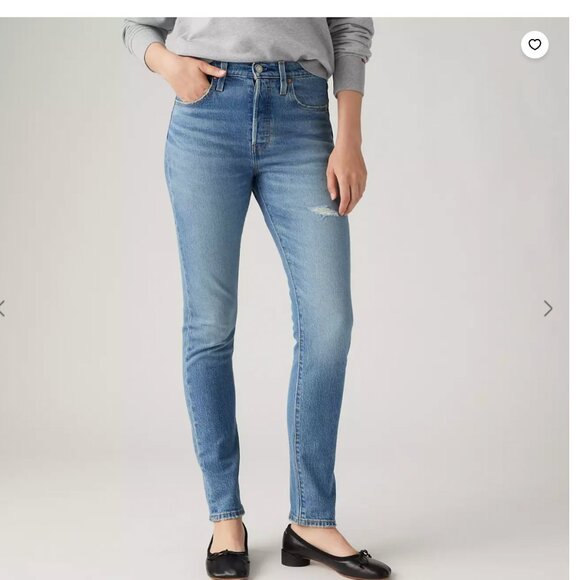 Levis 501 Skinny Jeans - Picture 1 of 8